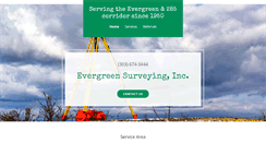 Desktop Screenshot of evergreensurveying.com
